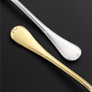 Cuchillo, tenedor y cuchara de acero inoxidable 304: cuchara para postre con forma de corazón de melocotón, cuchara para comida, juego de tenedores para carne, cubiertos occidentales para hotel - Product Image 4