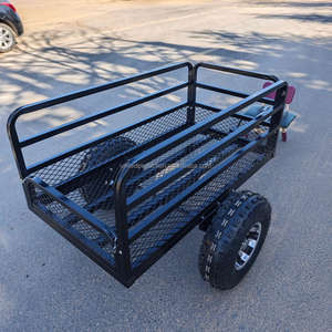 Haute qualité 2 roues meilleur prix bas quantité minimale <span class=keywords><strong>de</strong></span> commande haute capacité <span class=keywords><strong>de</strong></span> charge petit chariot <span class=keywords><strong>de</strong></span> jardin <span class=keywords><strong>en</strong></span> acier ATV chariot <span class=keywords><strong>de</strong></span> golf remorque <span class=keywords><strong>de</strong></span> chariot <span class=keywords><strong>de</strong></span> golf - Product Image 5