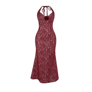 princess polly baby blue dress Long burgundy lace wrap dress