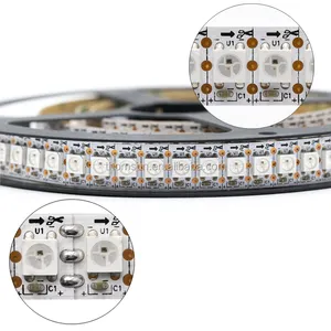 Magic Dream Color DC5V tira 144 LED Pixel Digital ws2812b RGB led strip