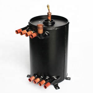 Échangeur de chaleur à haute efficacité en tube et en coquille Refroidisseur d'eau Bain de glace Économiseur Gaz réfrigérant R32 Gaz réfrigérant <span class=keywords><strong>R410a</strong></span> GAH02 CMF - Product Image 2