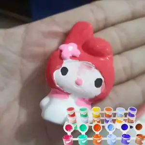 KHY personalizado niños 2024 artes y manualidades pintura Kit Diy dibujo muñeca juguetes cerámica yeso pintura conjunto regalo juguetes educativos