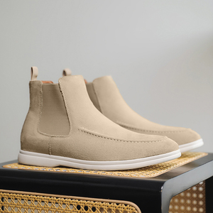 Botas Planas Elásticas para Mujer al por Mayor de Fábrica, Botas Planas de Invierno en Oferta, Botas Chelsea Planas para Mujer - Product Image 6