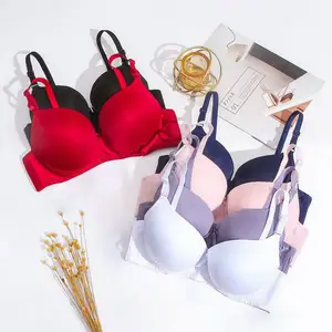 1.35 Dollar Model WZX003 Bra Breast 46-52 Embroidery Full Cups Push Up Hot Images Big Size Sexy Bra With Colors