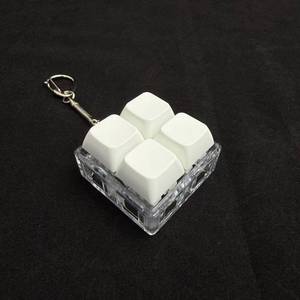 Llavero con <span class=keywords><strong>Teclado</strong></span> Fidget, <span class=keywords><strong>Mini</strong></span> Botón Mecánico, Juguete Antiestrés Portátil - Personalizable - Product Image 5