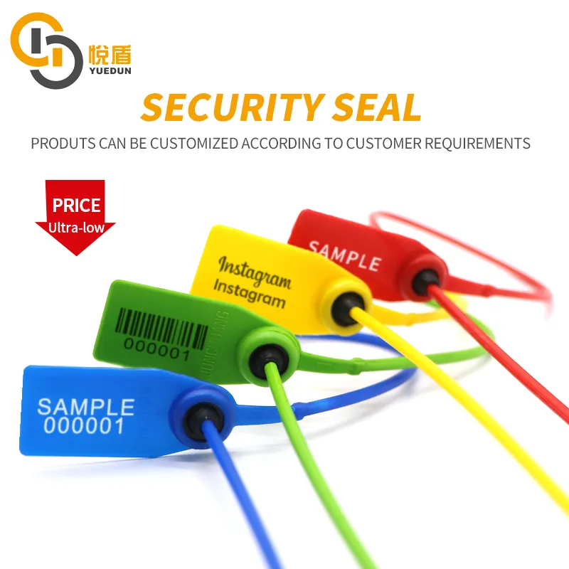 YDPS-008 Tamper Evident Security Labels Seal Container Packing Plastic Lock Seal