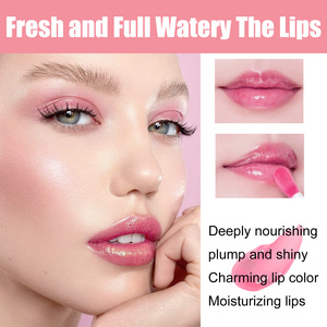 2024 Popular Cinco colores disponibles Cuidado de labios Plumping Lip Lines Lighting Hidratante Lip Glow Oil - Product Image 5