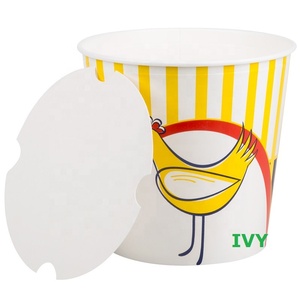 Bán Buôn Tùy Chỉnh Công Suất Lớn Giấy Xô Dùng Một Lần 170 Oz Gà Chiên Bỏng Ngô Đóng Gói Xô - Product Image 3