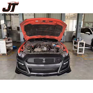 กันชนหน้าคาร์บอนไฟเบอร์แท้คุณภาพสูงสำหรับฟอร์ดมัสแตง GT500 ปี 2018 ถึง <span class=keywords><strong>2023</strong></span> ขายตรงจากโรงงาน - Product Image 5
