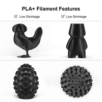 Filament 3D Creat3D PLA+ 1,75 mm 1 kg/bobine, tige en plastique, grande résistance et robustesse, PLA Plus pour imprimante 3D FDM