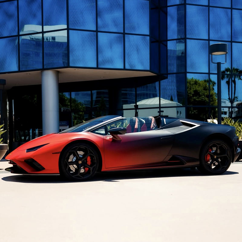 Degradado de rojo a negro