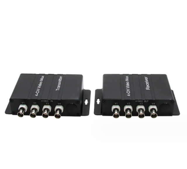 Factory Priced CCTV Camera Surveillance 4-Channel Analog Video Multiplexer Metal Construction Accessory Dual-Path 1200LINES RG59