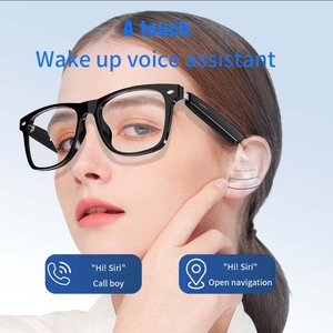 Lunettes de soleil intelligentes AI <span class=keywords><strong>pour</strong></span> sports de plein air avec appels mains libres, <span class=keywords><strong>musique</strong></span>, anti-lumière bleue, Bluetooth sans fil et traduction IA - Product Image 2