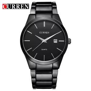นาฬิกาควอตซ์คุณภาพสูง Curren 8106 สำหรับผู้ชาย สายสแตนเลส กันน้ำ เข็มเรืองแสง แสดงวันที่ นาฬิกาข้อมือสำหรับธุรกิจ แบบกำหนดเองได้ - Product Image 4