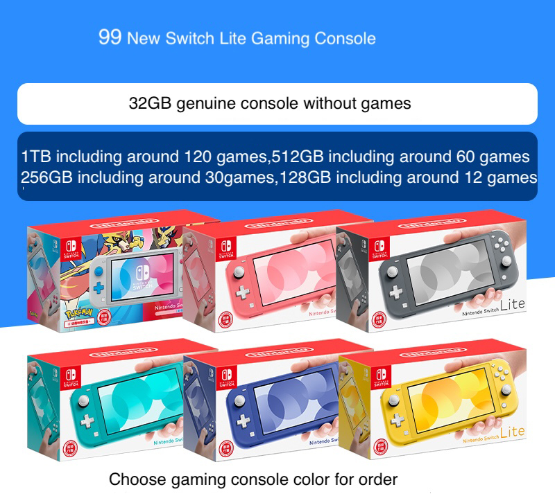 99New Switch Lite Version One of 5colour