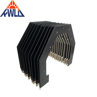 Protection en tissu ondulé de haute qualité pour rail de guidage CNC, soufflet accordéon, protection contre l'huile et l'eau pour machine-outil
