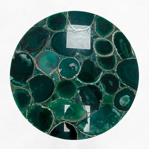 High End Manufacturer Gold Small Copper Agate Stone Top Side <b>Coffee</b> <b>Table</b> Green Luxury Modern <b>Coffee</b> End <b>Table</b> DC-VISIONNAIRE-02 - Product Image 3