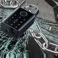 Backpack Bag Handbag Fingerprint Smart Lock Keyless Padlock for Tote Purse Satchel Carry Pouch Anti Drop Safety Protection Guard