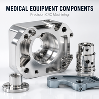 Boîtier d'instrument médical sur mesure en acier inoxydable et aluminium usiné CNC de précision pour composants usinés