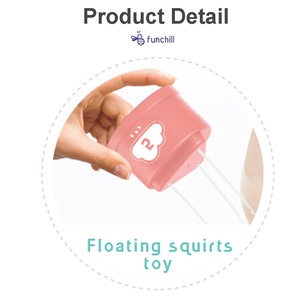 Jouet <span class=keywords><strong>de</strong></span> <span class=keywords><strong>bain</strong></span> pour bébé en plastique Montessori avec des gobelets empilables, un jet d'eau et <span class=keywords><strong>de</strong></span> la musique, pour enfants <span class=keywords><strong>de</strong></span> 2 à 14 ans, design hippopotame - Product Image 4