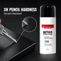 Peinture en aérosol NC 400 ml, peinture miroir chromée à haute teneur en solides, brillance élevée, séchage rapide, peinture laquée en aérosol