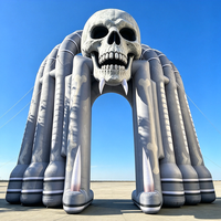 Arche gonflable personnalisée pour Halloween, tente tunnel décorative pour festival, entrée d'événement festif, arche gonflée pour accessoire de scène