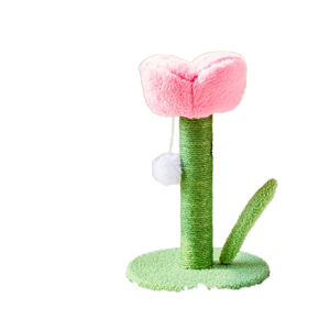OEM Arbre à gratter pour <span class=keywords><strong>chat</strong></span> d'intérieur en sisal, design tulipe, durable, avec jouet pour chaton et balle - Product Image 1