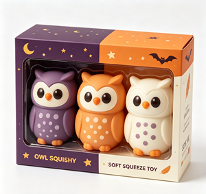 Jouets anti-stress personnalisables en vrac sur le thème d'Halloween pour les packs cadeaux de spa, d'hôtel et de vacances, jouets apaisants pour enfants - Product Image 1
