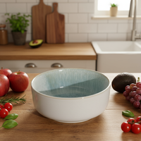 Service de table ovale classique en grès émaillé blanc de luxe, 4 pièces, résistant à la chaleur, anti-fuite, compatible lave-vaisselle et micro-ondes
