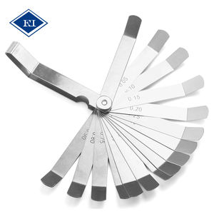 0,203-0,660mm Fühlerlehren-Set aus Edelstahl Verschiedene Stärken Stahl-Fühlerlehren Gebogenes Bandmessgerät Spaltmesswerkzeug - Product Image 1