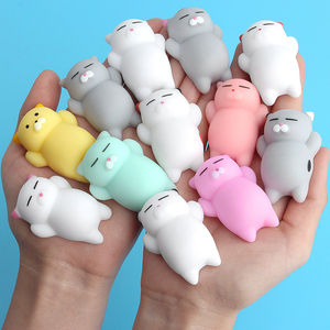 20 Pezzi Assortiti di Giocattoli Kawaii Mochi Squishy, Mini Gattini Morbidi Antistress, Regalo di Natale per Adulti e Bambini - Product Image 3