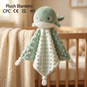 Doudou en peluche douce pour bébé, motif <span class=keywords><strong>vache</strong></span>, points sensoriels, câlin et réconfortant - Product Image 4