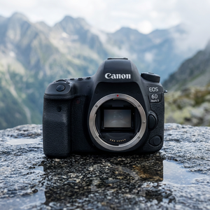 Appareil photo reflex numérique <span class=keywords><strong>Canon</strong></span> <span class=keywords><strong>6D</strong></span> <span class=keywords><strong>Mark</strong></span> II d'occasion, écran tactile, 23,2 MP, HD, avec connectivité Wi-Fi, plein format, reconditionné - Product Image 1