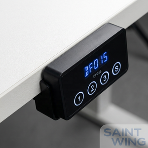 <span class=keywords><strong>Table</strong></span> <span class=keywords><strong>de</strong></span> <span class=keywords><strong>Chevet</strong></span> Électrique Intelligente Saint Wing DF015 - Bureau Mobile à Cadre en C Inclinable et Réglable en Hauteur (71-121 cm) avec Mémoire - Product Image 3
