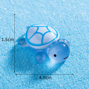 ลดกระหน่ำการ์ตูนเต่าขนาดใหญ่เรืองแสงเครื่องประดับ DIY กระเป๋าตาบอดเต่าเครื่องประดับอะคริลิค - Product Image 5