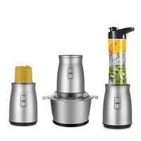 Mixeur de cuisine électrique avec bouton poussoir, 3 en 1, robot ménager, chinois, mélange, vente en gros, nouvelle collection