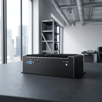 Mini PC réseau sans ventilateur 4x 10G SFP+ 4x 2.5G LAN Intel Denverton C3958 16 cœurs, ordinateur de calcul en périphérie, prise en charge de la fente SIM 4G