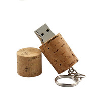 Memoria USB de Madera y Corcho 2.0 1GB 2GB 4GB Regalo de Boda Memoria USB 3.0 8GB 16GB 32GB 64GB Llavero Disco USB