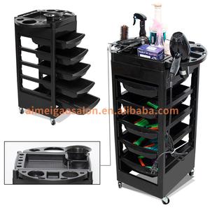 Bán Buôn Chất Lượng Cao Tóc Salon Xe Đẩy Với Năm Ngăn Kéo Quay Lưu Trữ Salon Xe Đẩy Làm Tóc Vẻ Đẹp Trên Khuôn Mặt Xe Đẩy - Product Image 4