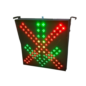 Feux de signalisation routière LED pour station de péage, avec croix rouge et flèche verte, pour autoroute - Product Image 1