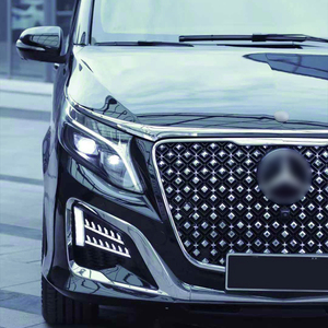 Pour Mercedes-Benz <span class=keywords><strong>Vito</strong></span> V-Class 16-23, garniture de <span class=keywords><strong>capot</strong></span> et de pare-chocs arrière Golden Crown, finition mate PP - Product Image 3