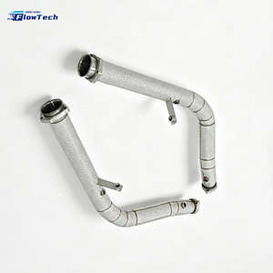 ท่อดาวน์ไปป์แบบ High Flow Sport สำหรับ Mercedes G63 AMG W463 M177 4.0L V8 Biturbo ผลิตจากเหล็ก 304 สำหรับการอัพเกรดท่อไอเสียแบบ Racing พร้อมแผ่นกันความร้อน - Product Image 6