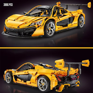 IN STOCK T5048 MOC Technical Yellow Sports Car P1 Building Blocks Bricks Assembling Model <strong>Toys</strong> <strong>for</strong> <strong>Boys</strong> <strong>Christmas</strong> Gift Set - Product Image 3