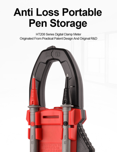 1000A HT208A HT208D multimetro digitale a pinza multimetro display digitale automatico ad alta precisione amperometro elettrico <span class=keywords><strong>AC</strong></span>-DC pinza amperometrica - Product Image 3