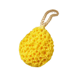Cheese Yellow Bath Ball Oval Sponge For Women And Children Lathers Well Soft Scrubbing - Product Image 5
