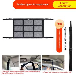 Bolsa de Almacenamiento Colgante para Techo de Auto con Logotipo Impreso Personalizado, con Dos Métodos de Fijación, Nueva y Más Vendida en Amazon - Product Image 5