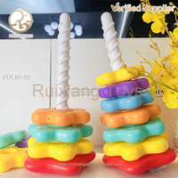 Jouet de construction musical arc-en-ciel pour enfants de 1 à 3 ans, jouet éducatif pour bébé
