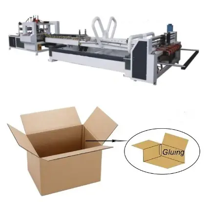 ZHENHUA Hot Melt Glue Spray Machine Electric Glue Binding Machine Press Type Gluing Machine For Corrugated Box