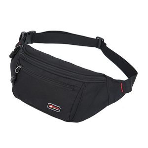Riñoneras Deportivas Personalizadas al por Mayor para Hombre, Riñonera Impermeable para Viajes y Correr, Riñonera Negra - Product Image 2
