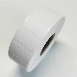 Fabricante Preço Atacado Brilhante Papel Adesivo 80gsm Semi Gloss Papel Etiqueta Matéria-prima